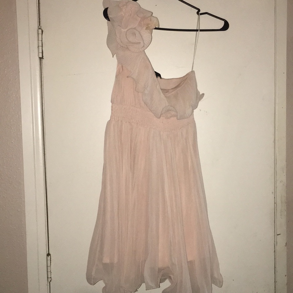 Pink Off the shoulder Dress